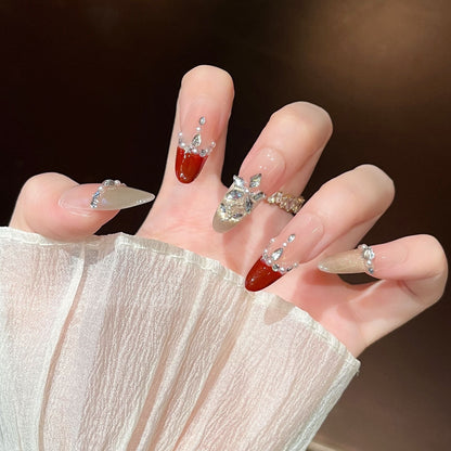 Set of 3D Decorative Press-On Nail Art