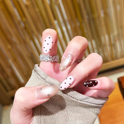 Glitter Nail Art Set with Ombre Design