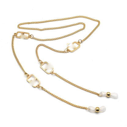Silver Eyewear Chain with Adjustable Length