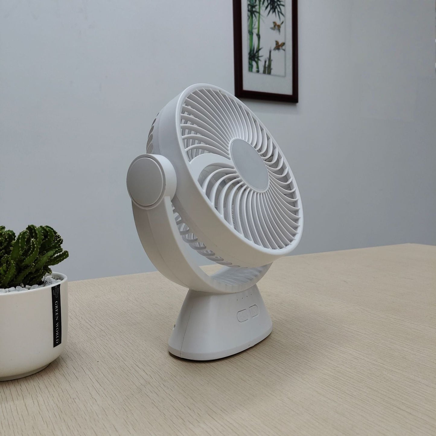Portable Table Fan with Adjustable Speed Settings