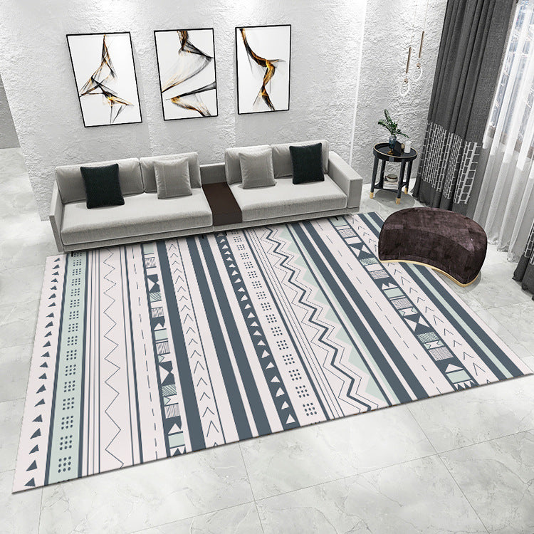 Geometric Design Area Rug with Abstract Pattern