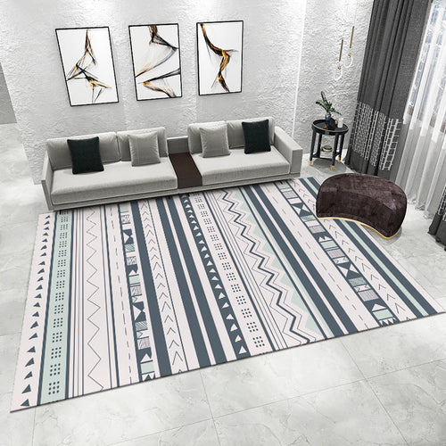 Geometric Design Area Rug with Abstract Pattern