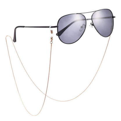 Metal Sunglasses Chain with Adjustable Design