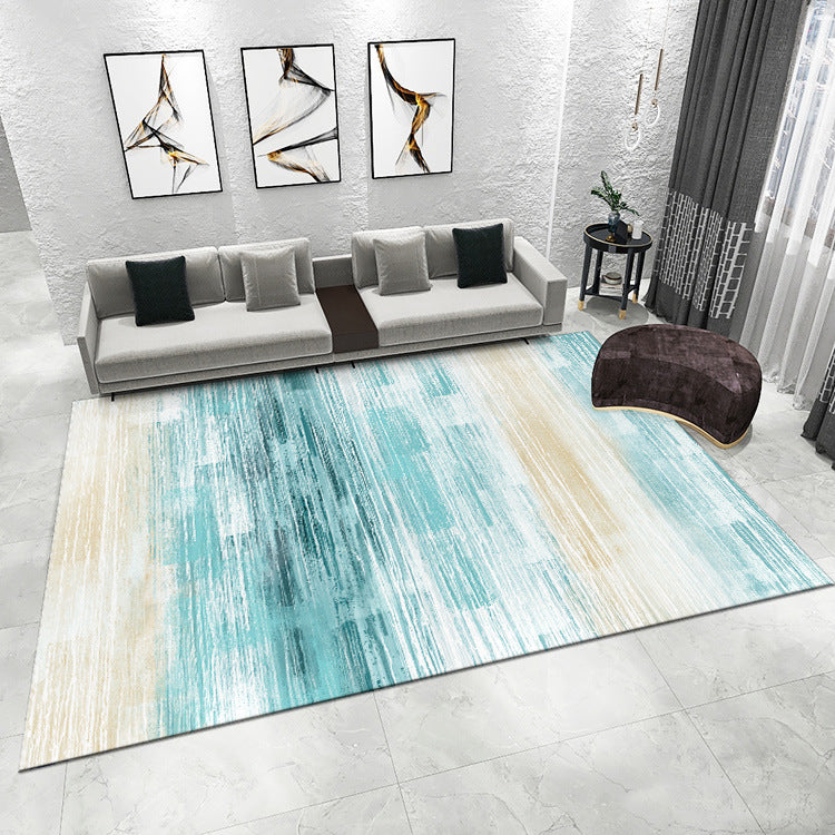 Textured Area Rug with Abstract Design