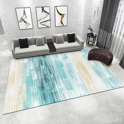 Textured Area Rug with Abstract Design