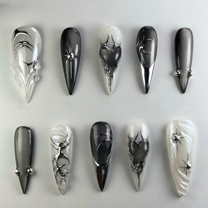 Stiletto Nail Art Extensions – Creative Design Tips
