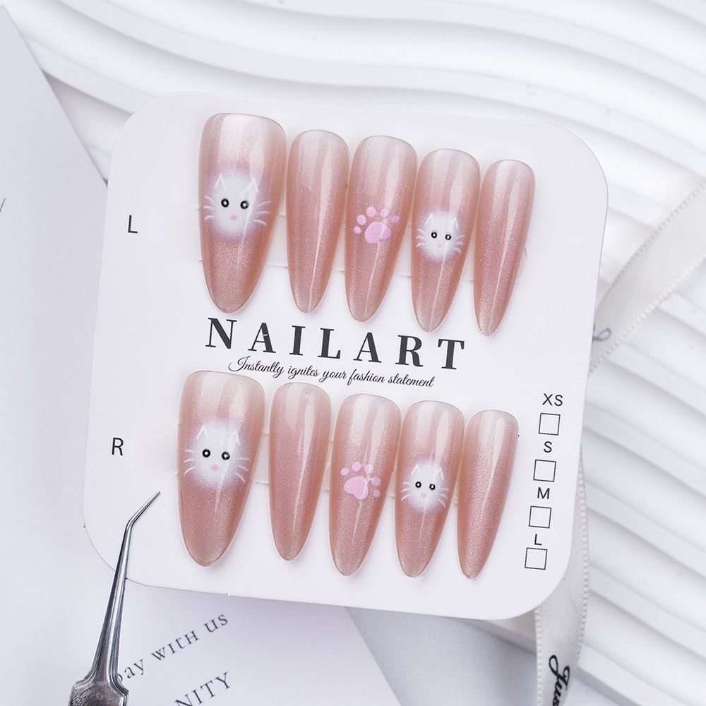 Cute Character Design Press-On Nail Set