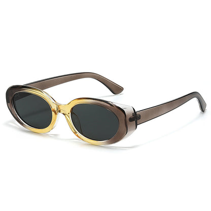 Retro Oval Sunglasses for All-Day Comfort