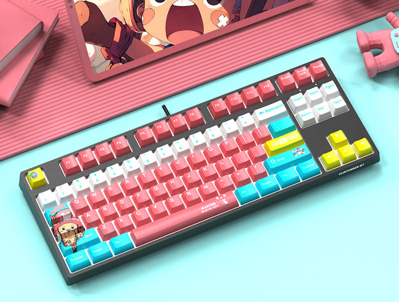 Custom Mechanical Keyboard with 87 Keys