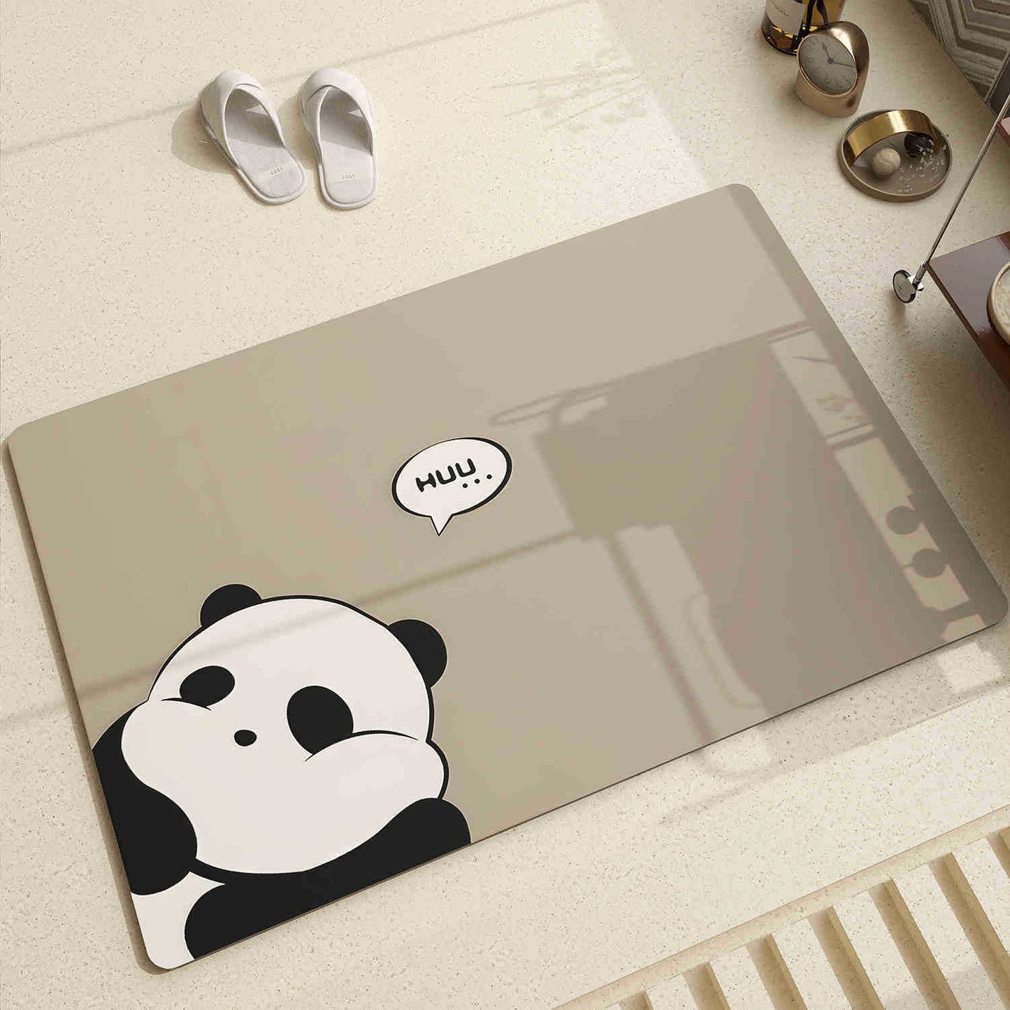 Cute Panda Design Area Rug