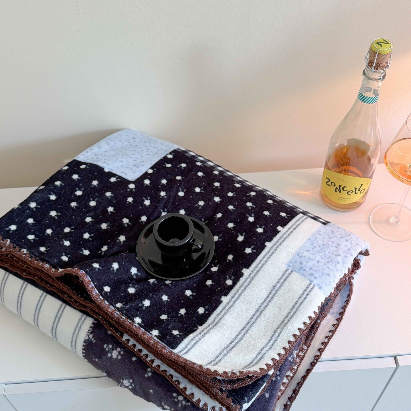 Cozy Throw Blanket with Animal Print Design
