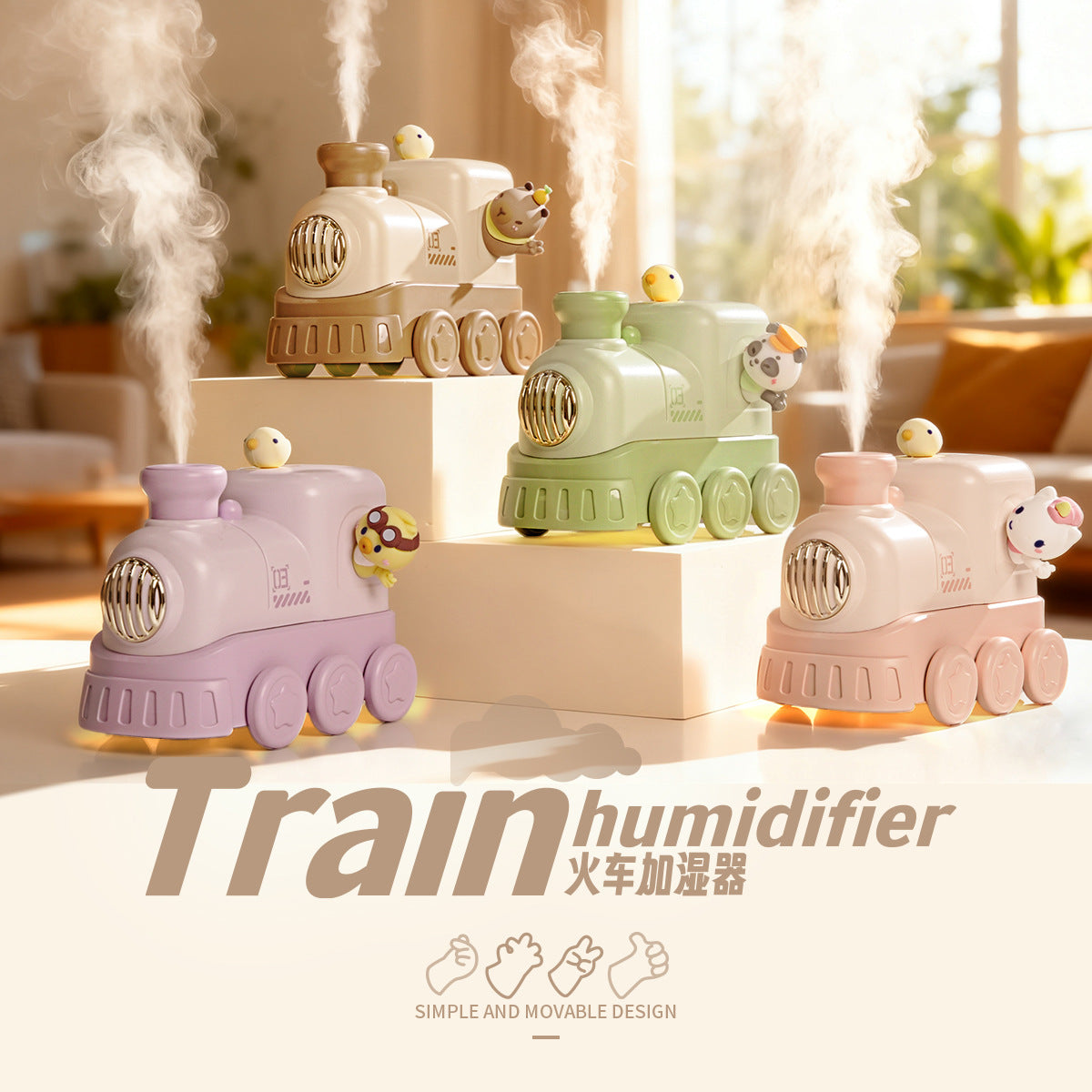 Motion-Activated Train Playset for Kids