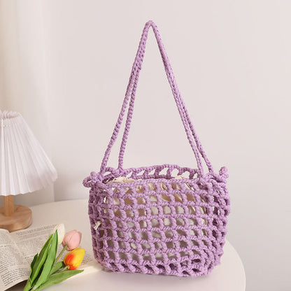 Lightweight Mesh Shoulder Tote