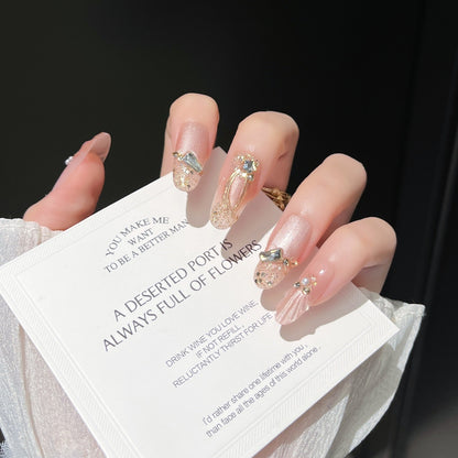 Set of 3D Decorative Press-On Nail Art