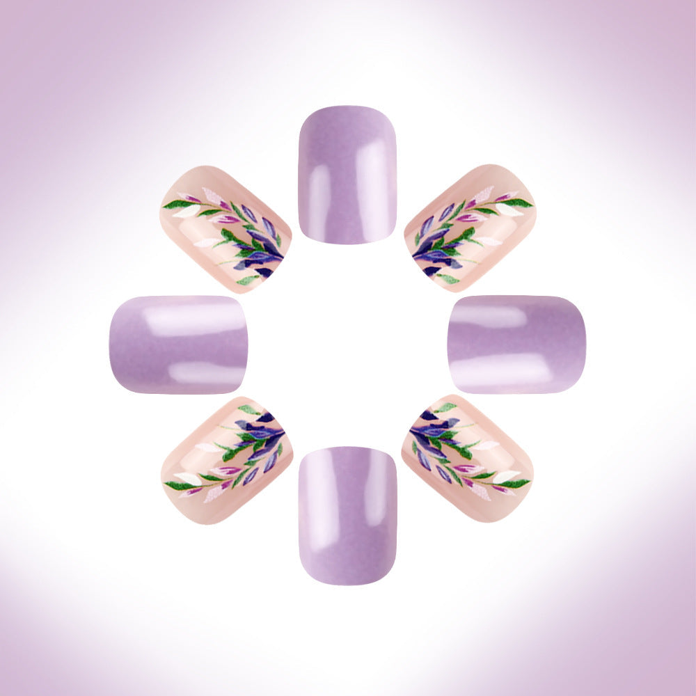 Botanical Design Nail Art Set with Floral Patterns