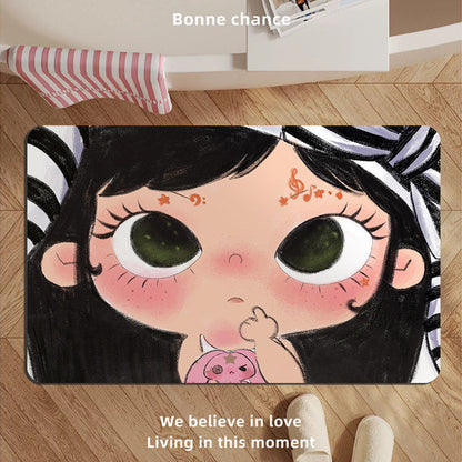 Cute Cartoon Character Bath Rug