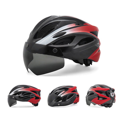 Cycling Helmet with Built-in Visor – Aerodynamic Design
