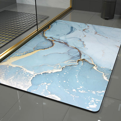 Wave Design Area Rug with Abstract Pattern