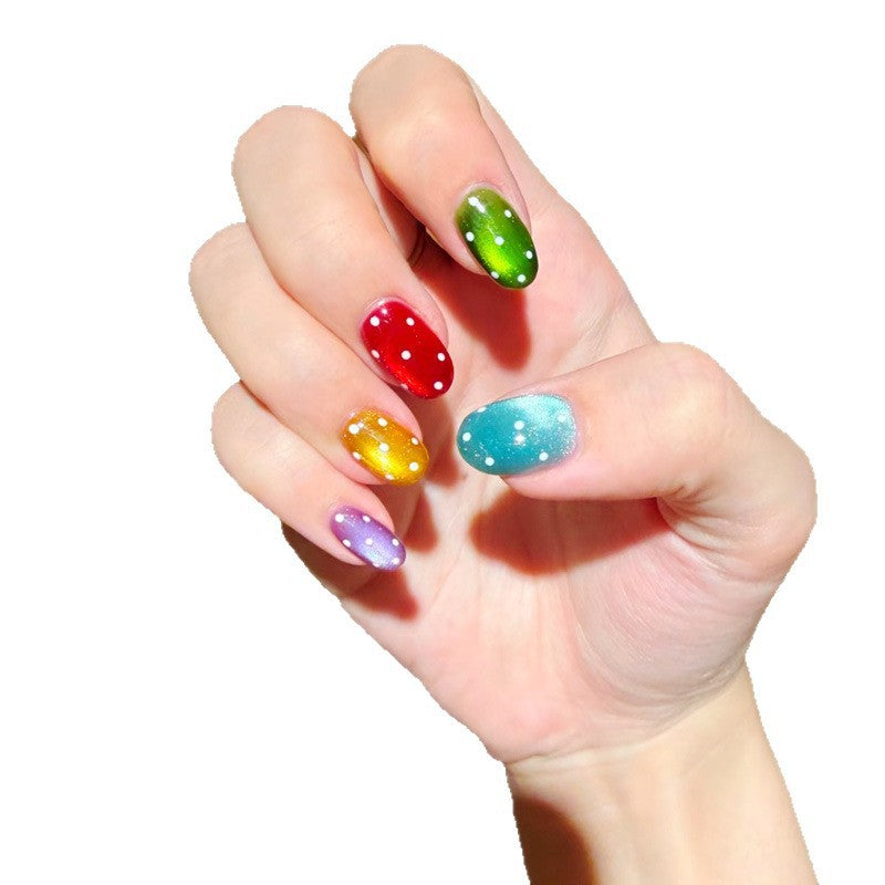 Glitter Nail Art Set with Ombre Design
