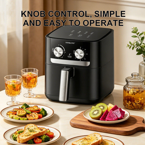 5.5L Efficient Air Fryer for Healthy Cooking