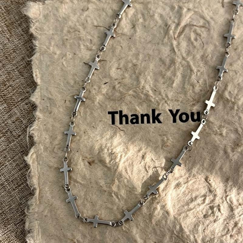 Leather Choker Necklace with Adjustable Fit