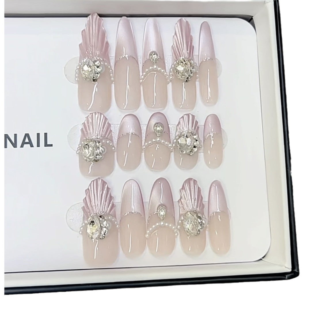 Set of 3D Press-On Nails for Decorative Style