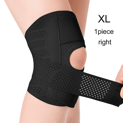 Open Patella Knee Support Brace with Adjustable Design