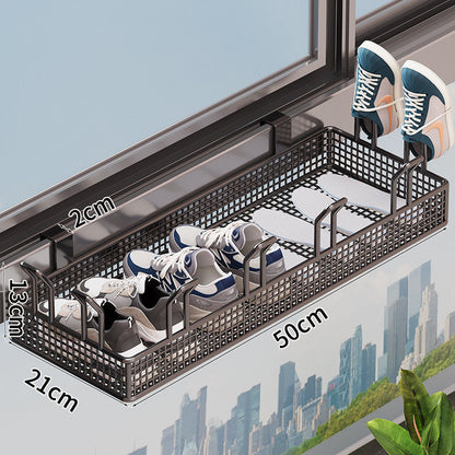 Over-the-Door Shoe Storage Rack with Adjustable Design