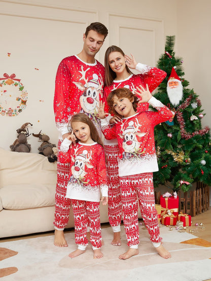 Matching Family Christmas Pajamas with Dog Outfit Included