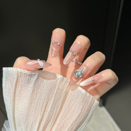 Set of 3D Decorative Press-On Nail Art