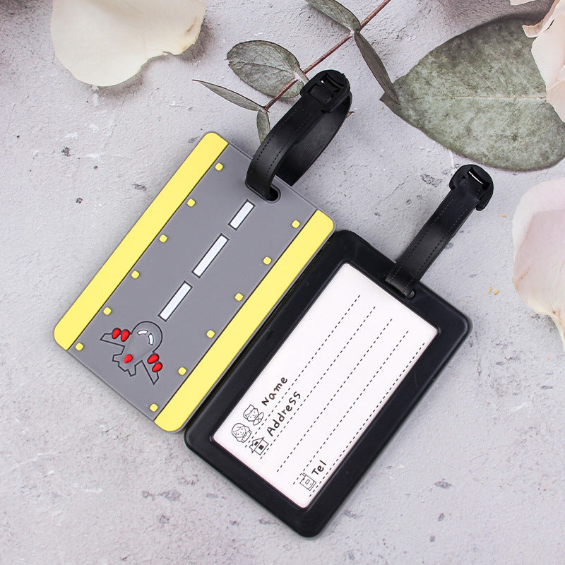 Luggage Tag for Airplane Runway Design
