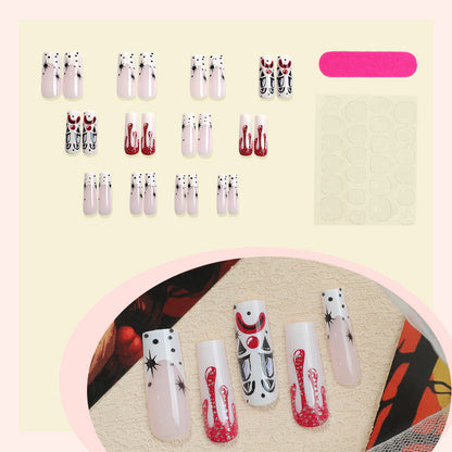 Creative Halloween Themed Press-On Nail Set