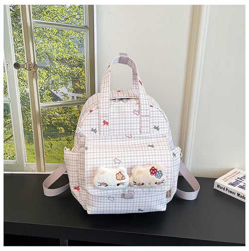 Cute Soft Toy Backpack with Animal Design