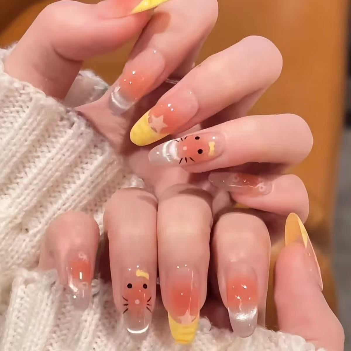 Nail Art Press-On Set - Taalita Style