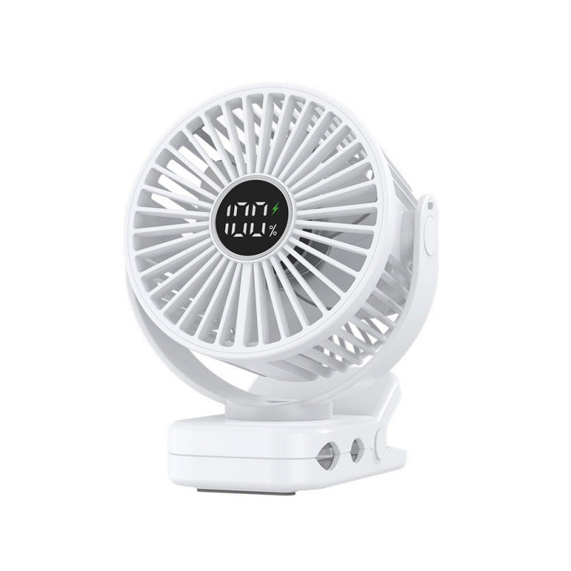 Clip-On Cooling Fan with Adjustable Features