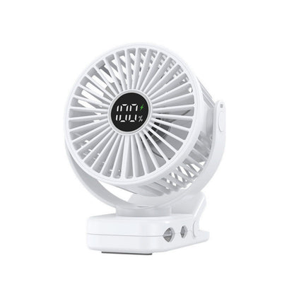 Clip-On Cooling Fan with Adjustable Features