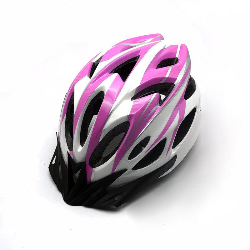 Ventilated Adjustable Cycling Helmet for Road and Mountain with Visor