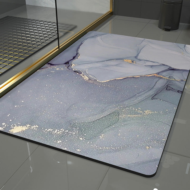Wave Design Area Rug with Abstract Pattern