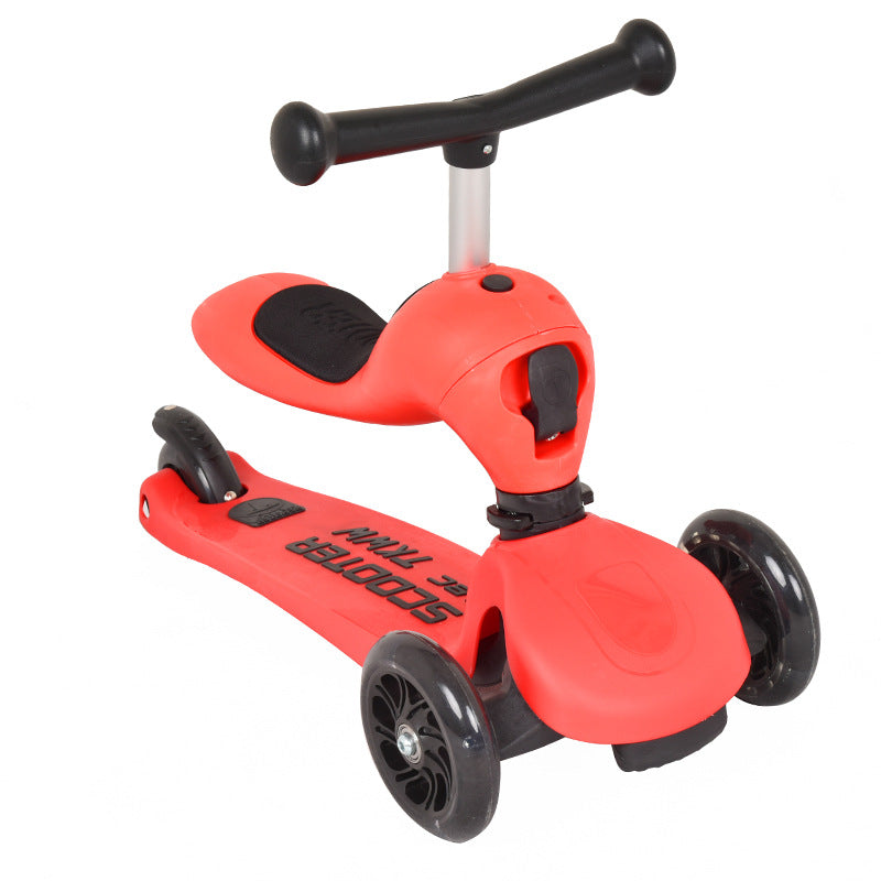 Height Adjustable Glider Scooter