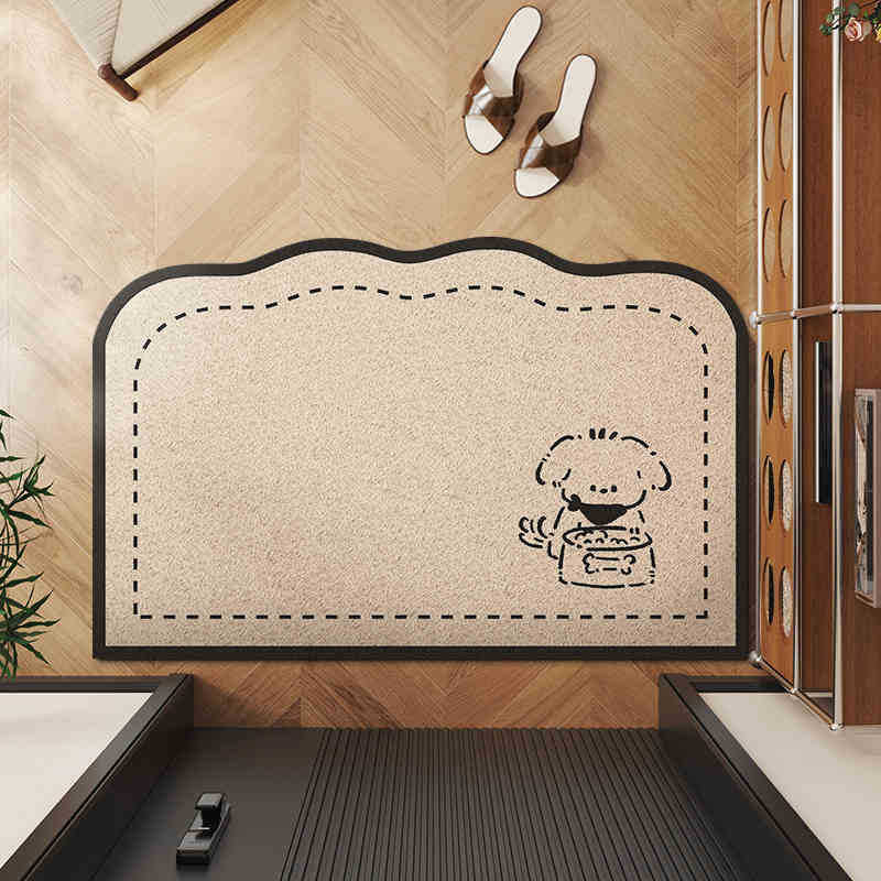 Charming Entrance Mat with Detective Theme