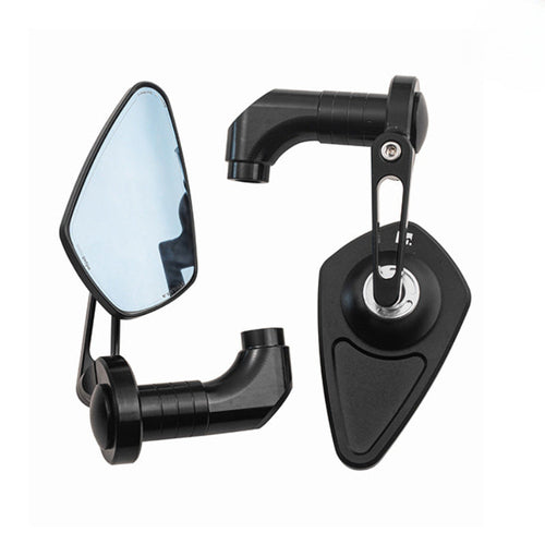 Motorcycle Rearview Mirrors with Adjustable Features