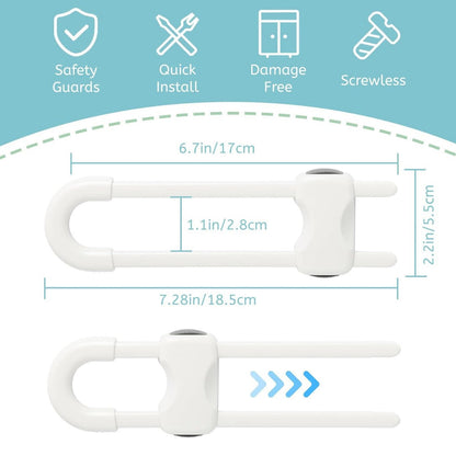 Security Strap for Doors with Adjustable Locking Mechanism