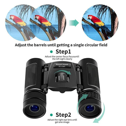 HD 40x22 Military-Grade Binoculars for Long-Distance Observation