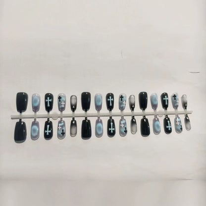 Nail Art Kit with Celestial Cross Designs