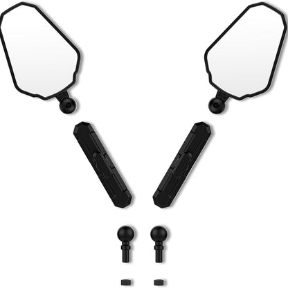 Sport Motorcycle Mirrors with Adjustable Features