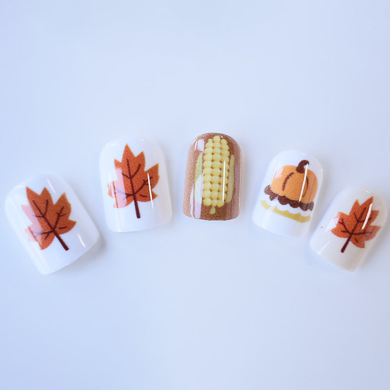 Autumn-Themed Nail Art Kit