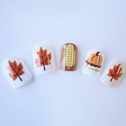 Autumn-Themed Nail Art Kit