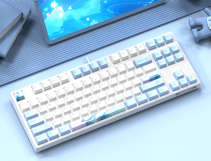 Custom Mechanical Keyboard with 87 Keys
