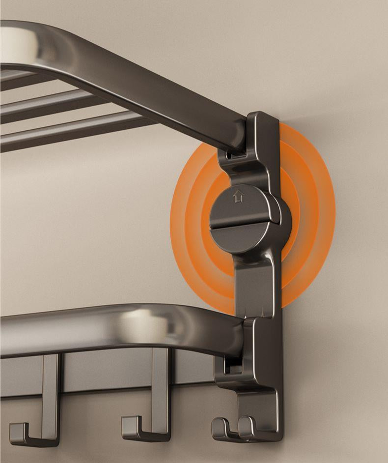 Stylish and Practical No-Drill Storage Solution