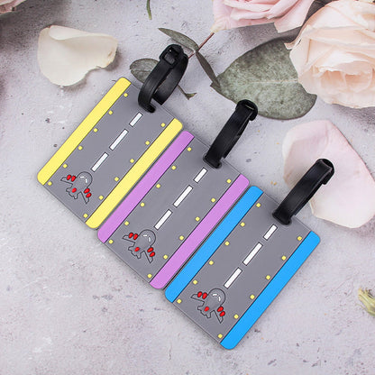 Luggage Tag for Airplane Runway Design